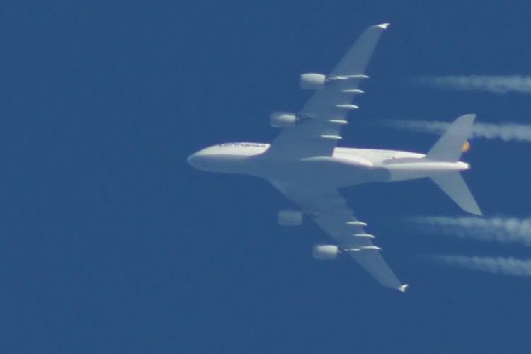 Airbus A380 LH 720 nad Grudzidzem