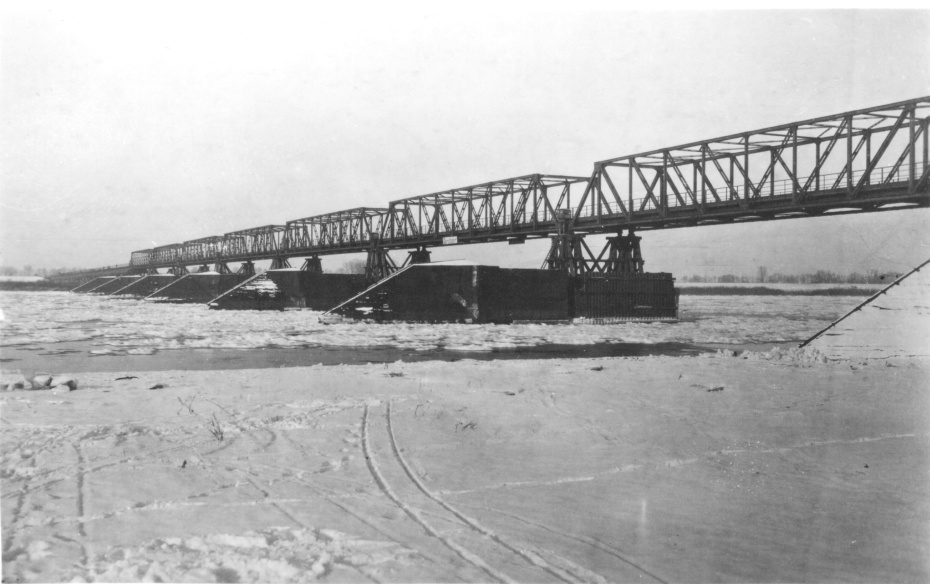Grudzidzki most wojenny w czasie I wojny wiatowej