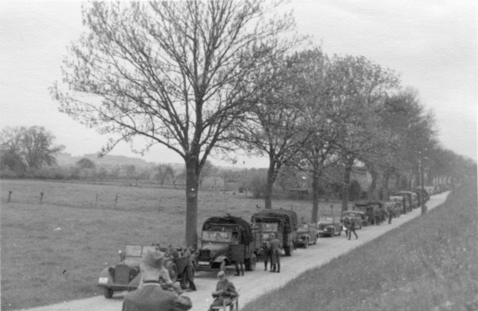 Widok mostu wojennego 1939 - 1945 w Grudzidzu